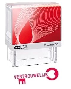 Formulestempel Colop Printer 20 Ludiek - Vertrouwelijk